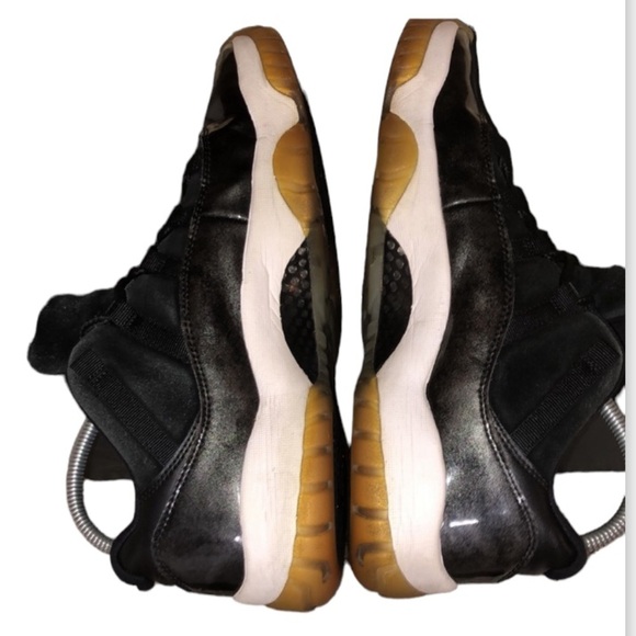 Nike Air Jordan 11 Retro Low Barons Youth Boys Size 6Y/7.5W Black (528896-010)GS - Picture 8 of 10